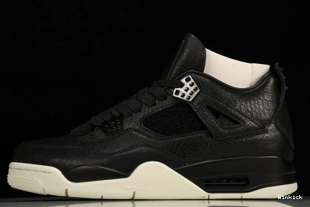 Black 819139-010 Jordan Hair 4 Pony Retro 1128